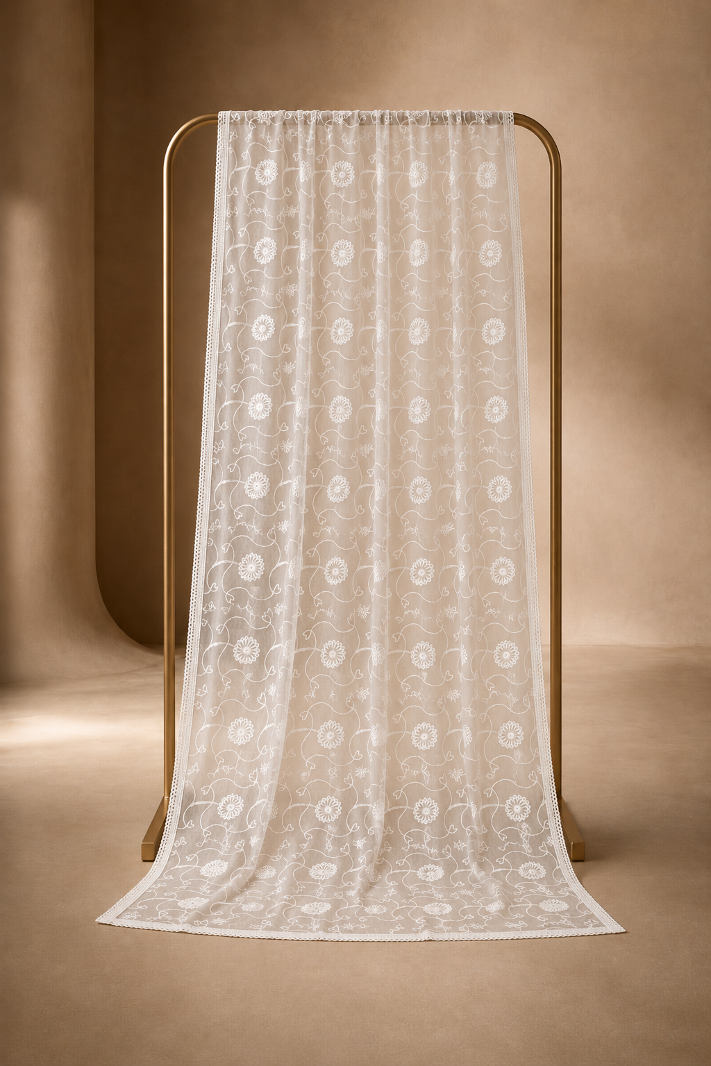 Noor Chikankari Chiffon Dupatta